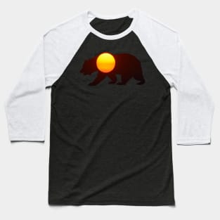 Sun Walking Bear Baseball T-Shirt